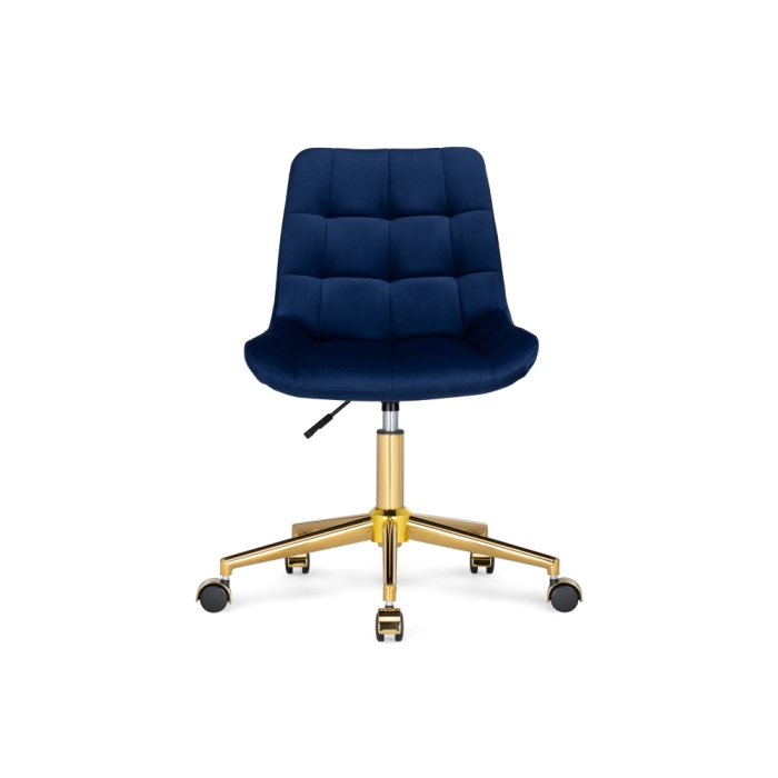 Компьютерное кресло Честер синий / золото