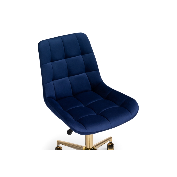 Компьютерное кресло Честер синий / золото