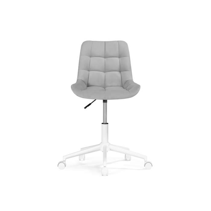 Компьютерное кресло Честер светло-серый / белый