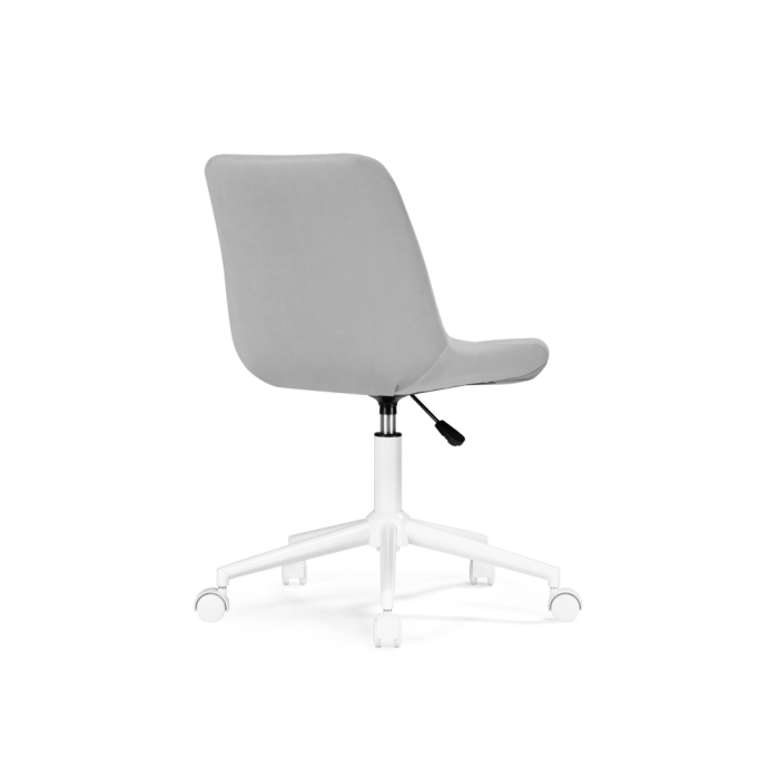 Компьютерное кресло Честер светло-серый / белый