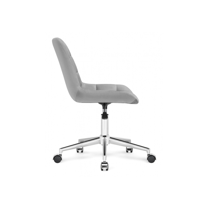 Офисное кресло Честер светло-серый / хром
