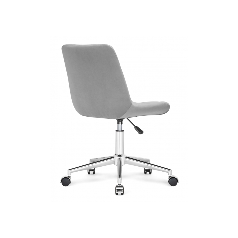 Офисное кресло Честер светло-серый / хром