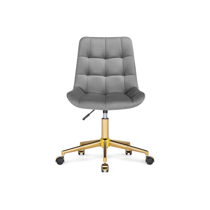 Компьютерное кресло Честер темно-серый / золото