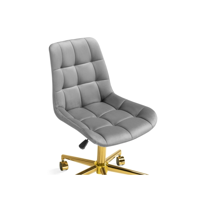 Компьютерное кресло Честер темно-серый / золото