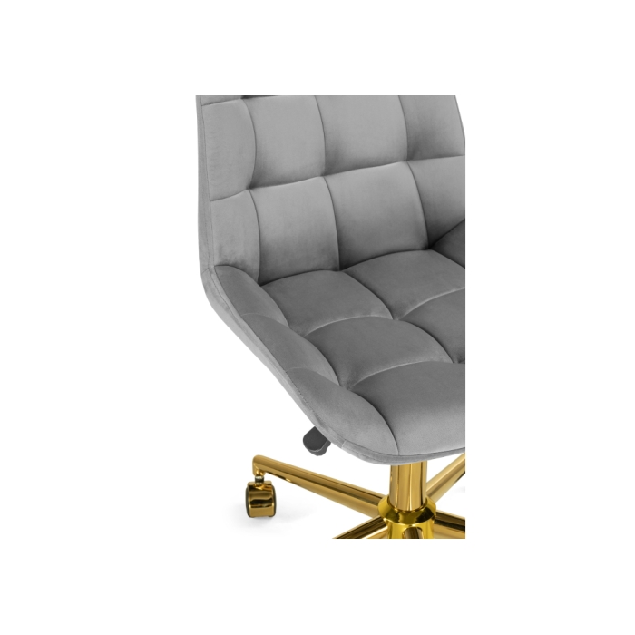Компьютерное кресло Честер темно-серый / золото