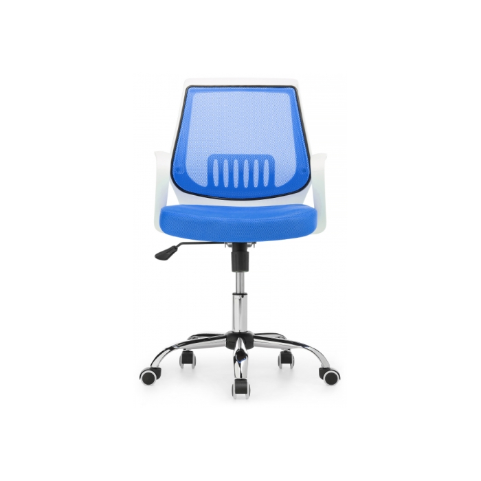 Компьютерное кресло Ergoplus белое / голубое