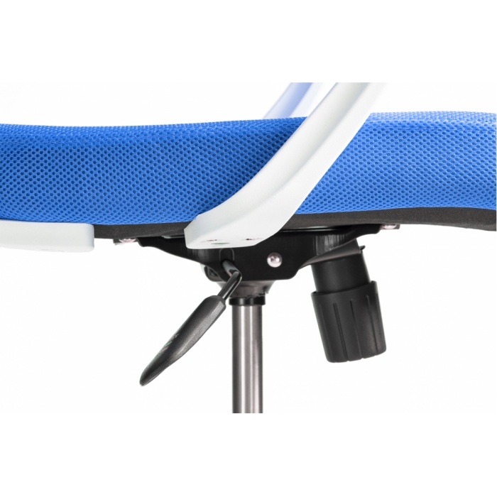 Компьютерное кресло Ergoplus белое / голубое