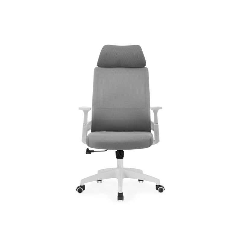 Компьютерное кресло Flok gray / white