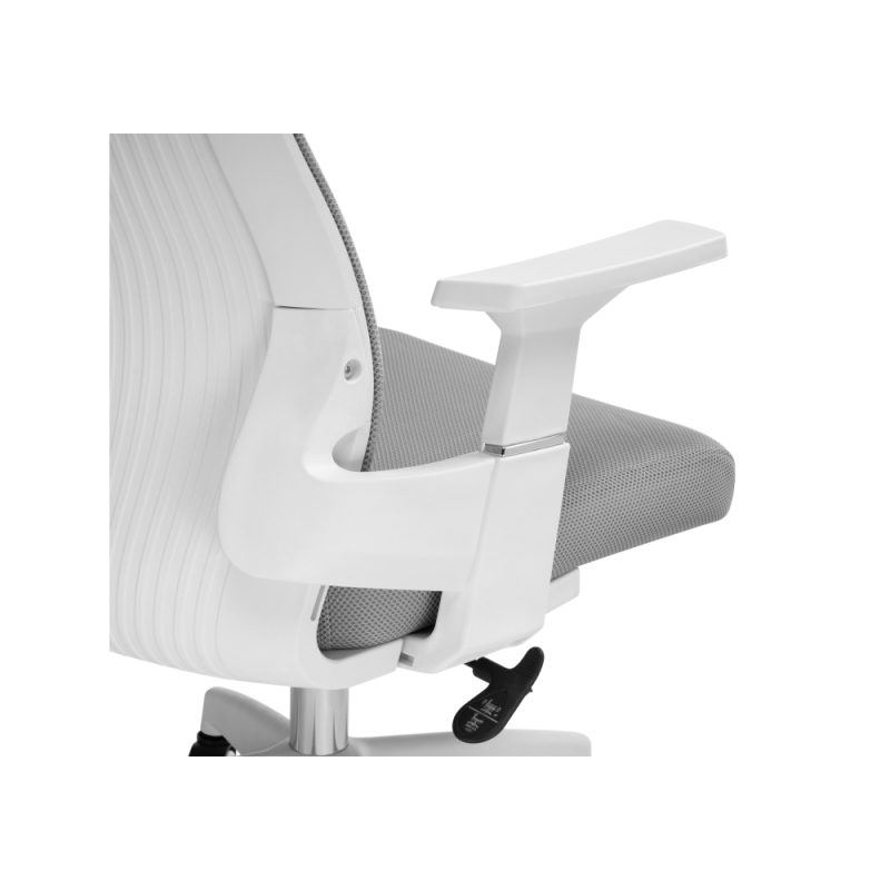 Компьютерное кресло Flok gray / white