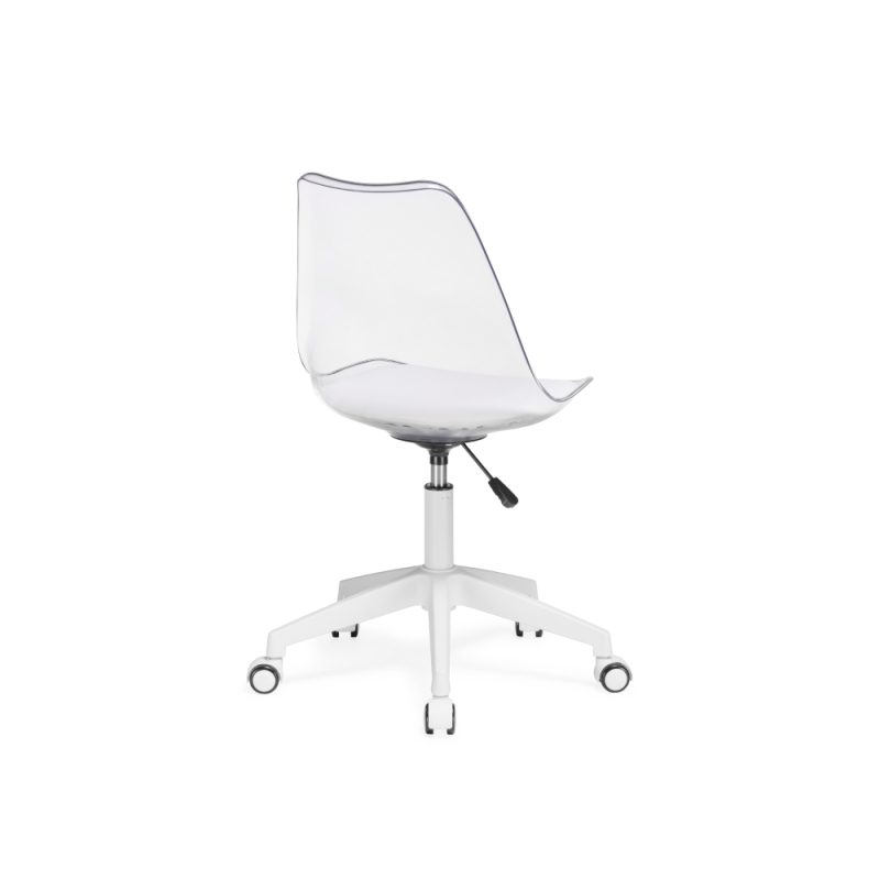 Компьютерное кресло Kolin с подушкой clear / white