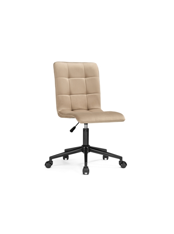 Компьютерное кресло Квадро бежевый / черный