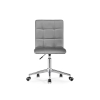 Компьютерное кресло Квадро темно-серое / хром