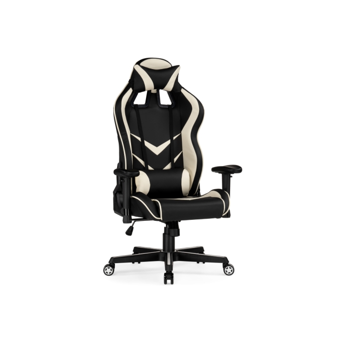Компьютерное кресло Racer черное / бежевое