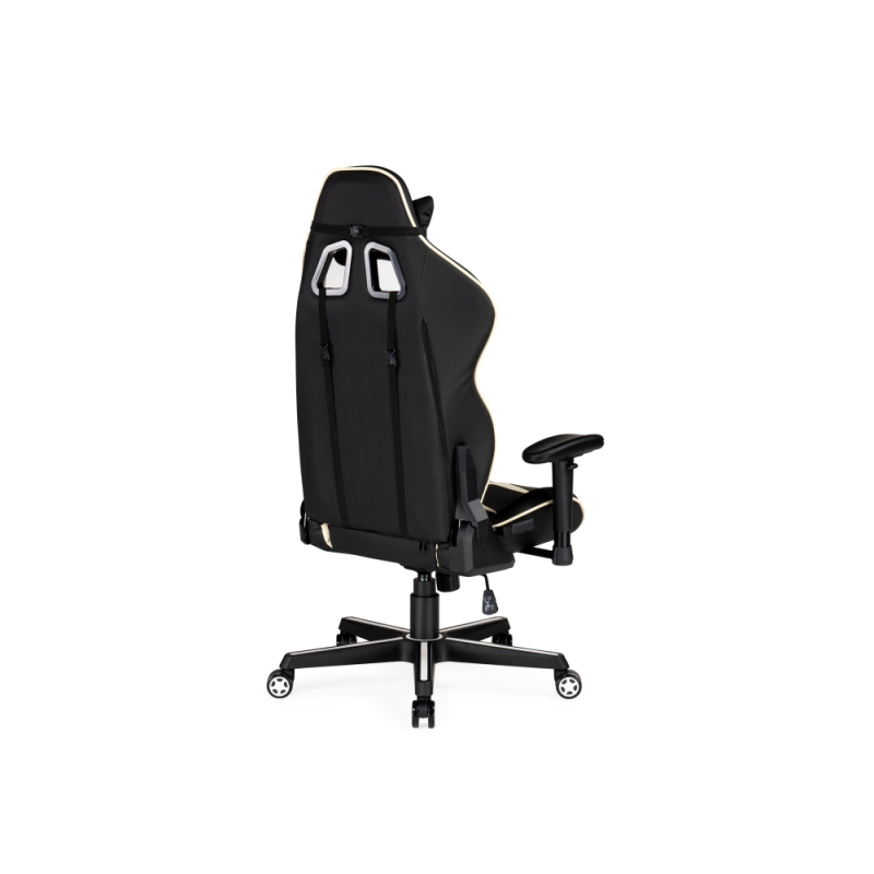 Компьютерное кресло Racer черное / бежевое