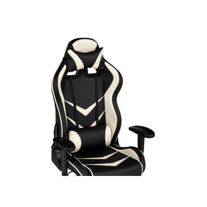 Компьютерное кресло Racer черное / бежевое