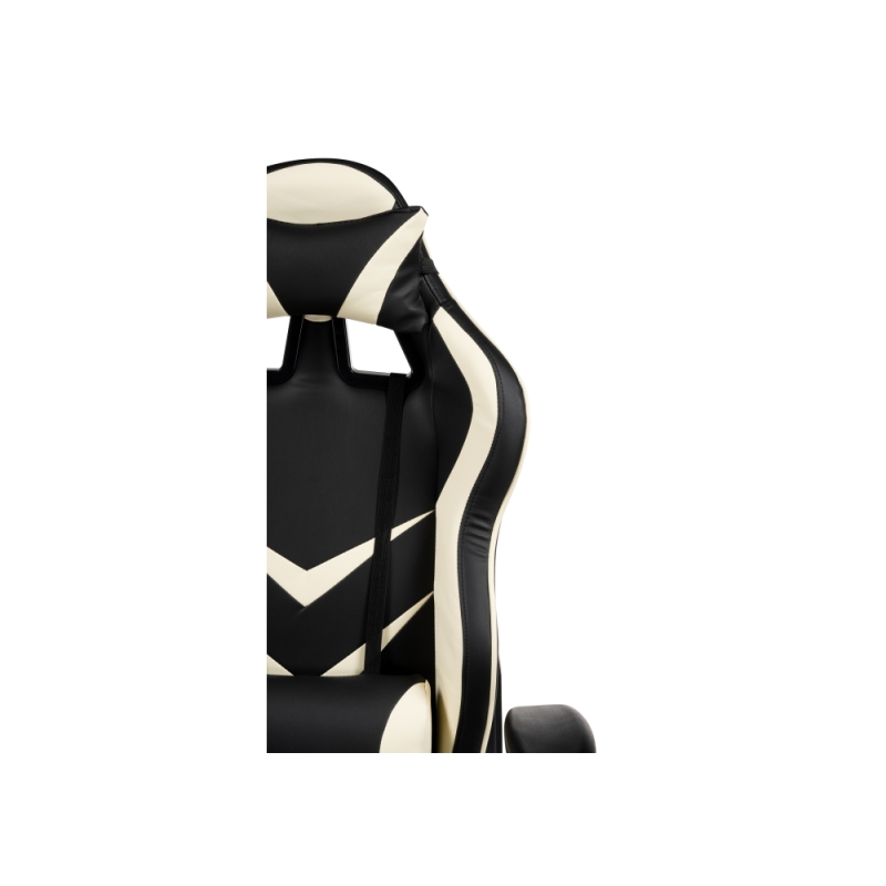 Компьютерное кресло Racer черное / бежевое