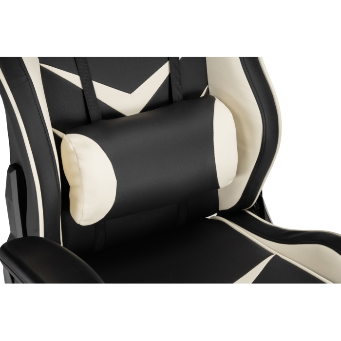 Компьютерное кресло Racer черное / бежевое