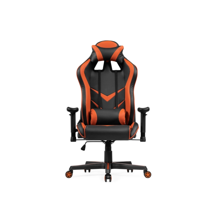 Компьютерное кресло Racer черное / оранжевое