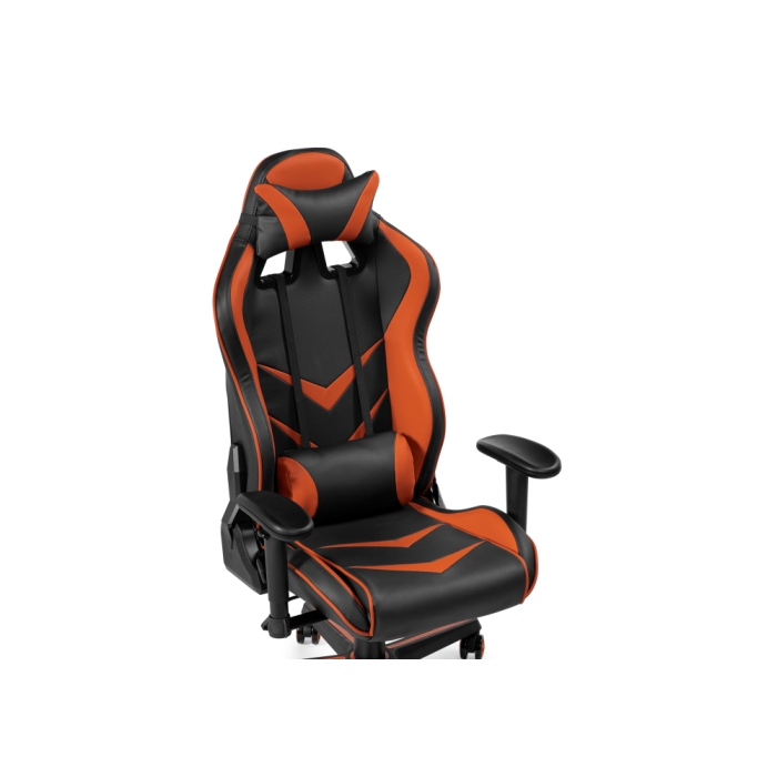 Компьютерное кресло Racer черное / оранжевое