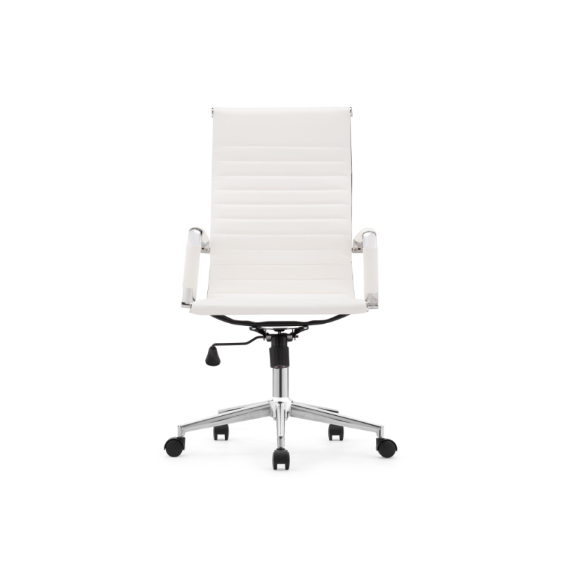 Компьютерное кресло Reus pu white / chrome