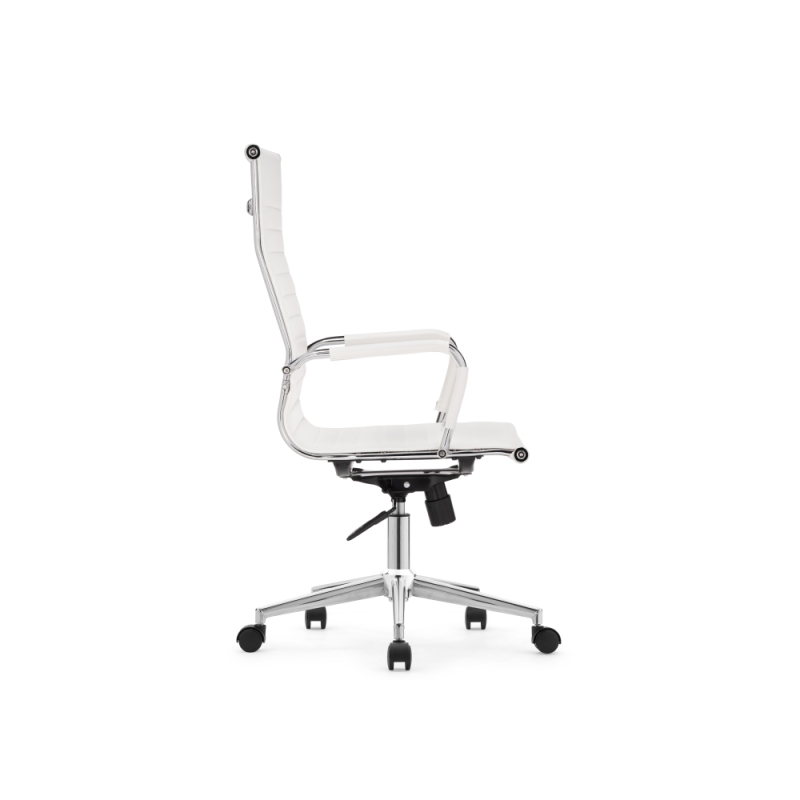 Компьютерное кресло Reus pu white / chrome