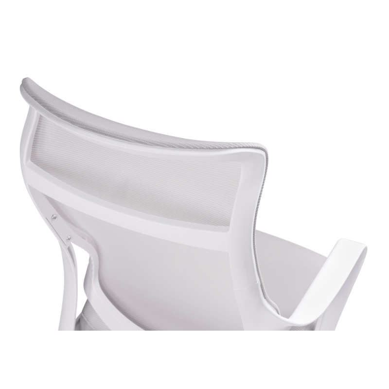 Компьютерное кресло Rino light gray / white