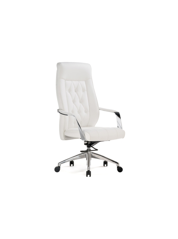 Компьютерное кресло Sarabi white / satin chrome