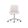 Компьютерное кресло Сеона молочный / хром
