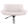 Компьютерное кресло Сеона молочный / хром