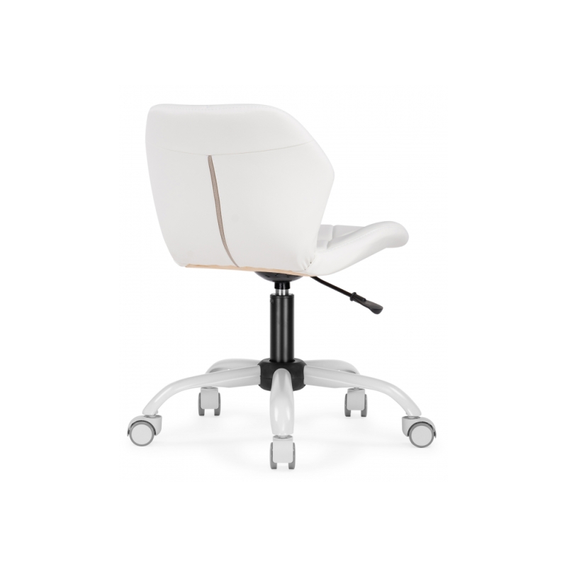 Компьютерное кресло Вальд экокожа белая