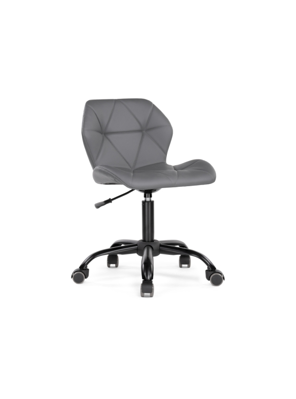 Компьютерное кресло Вальд экокожа серое