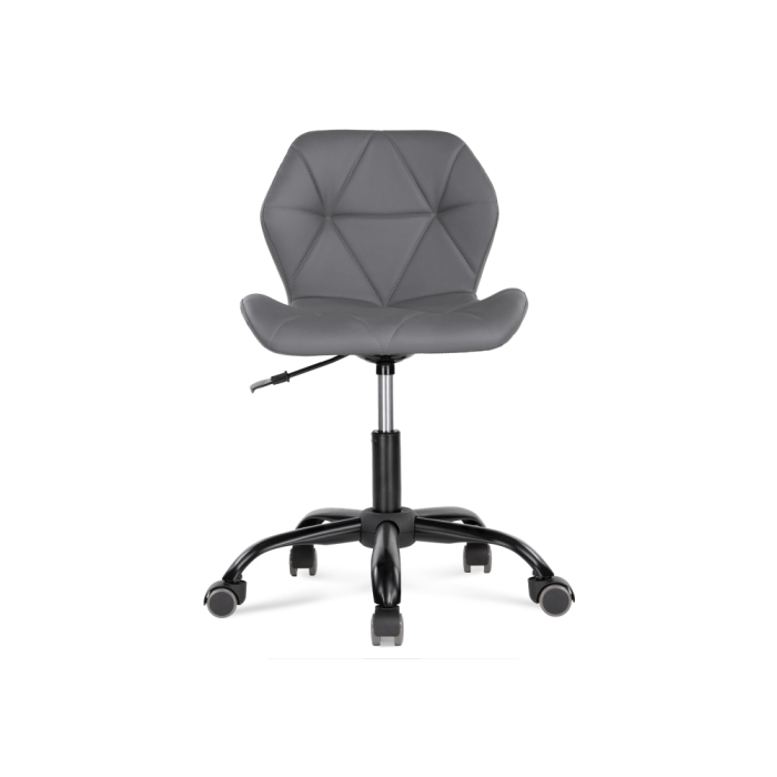 Компьютерное кресло Вальд экокожа серое