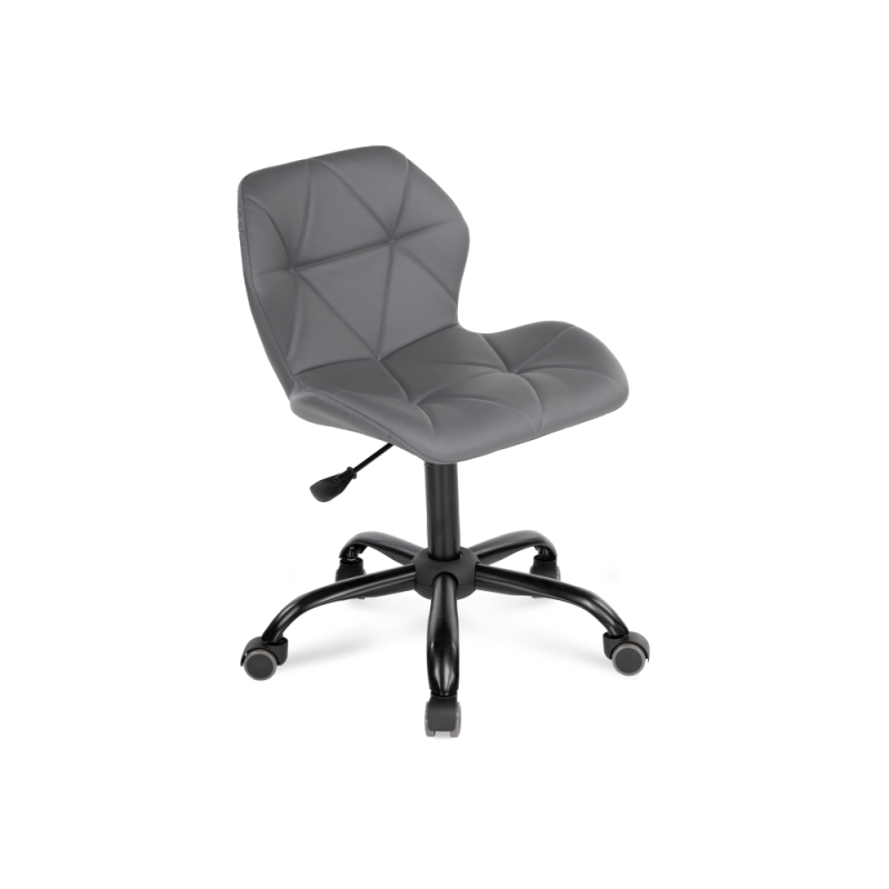 Компьютерное кресло Вальд экокожа серое