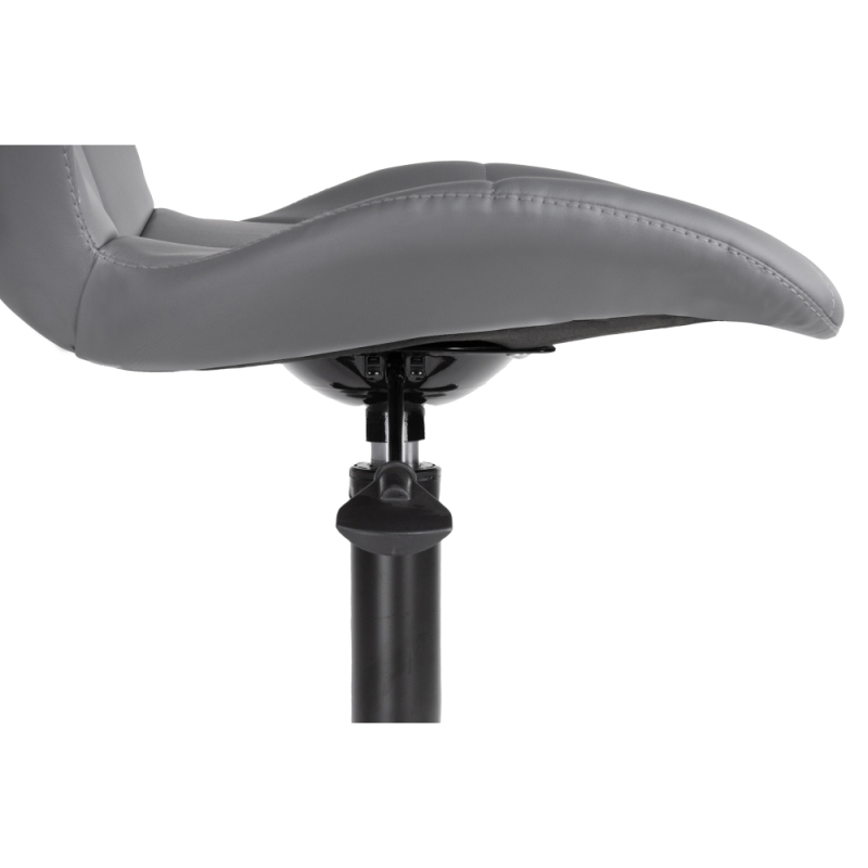 Компьютерное кресло Вальд экокожа серое