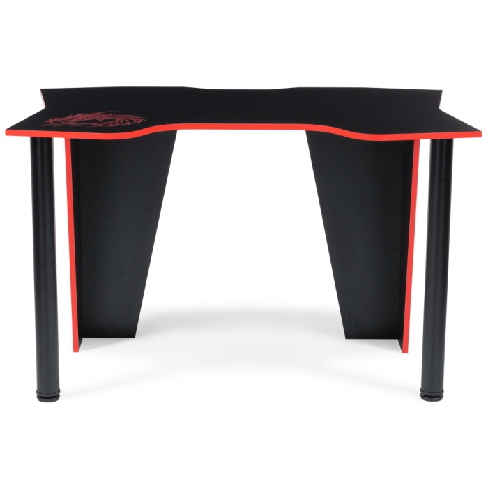 Компьютерный стол Алид 115,5х77х73,5 черный / красный