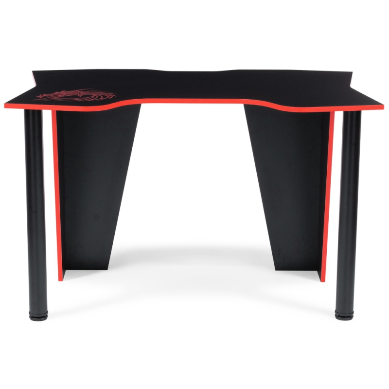 Компьютерный стол Алид 115,5х77х73,5 черный / красный