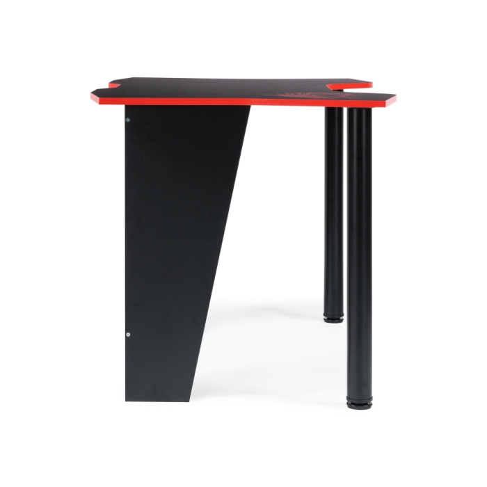 Компьютерный стол Алид 115,5х77х73,5 черный / красный