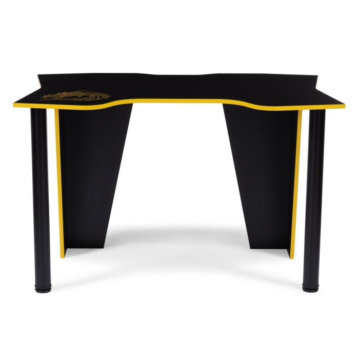 Компьютерный стол Алид 115,5х77х73,5 черный / желтый