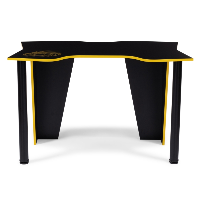 Компьютерный стол Алид 115,5х77х73,5 черный / желтый