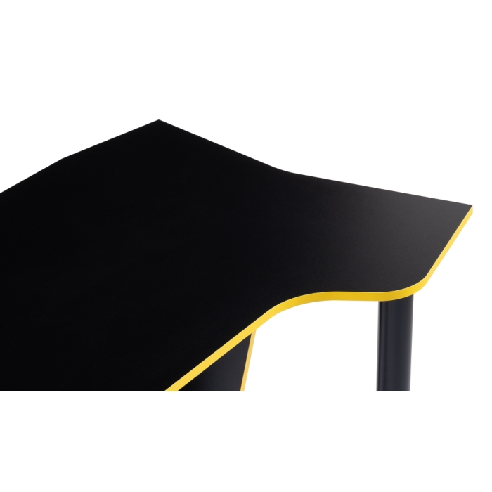 Компьютерный стол Алид 115,5х77х73,5 черный / желтый