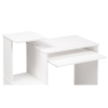 Компьютерный стол Джаз-24 99,6х49,4х86,4 левый белый