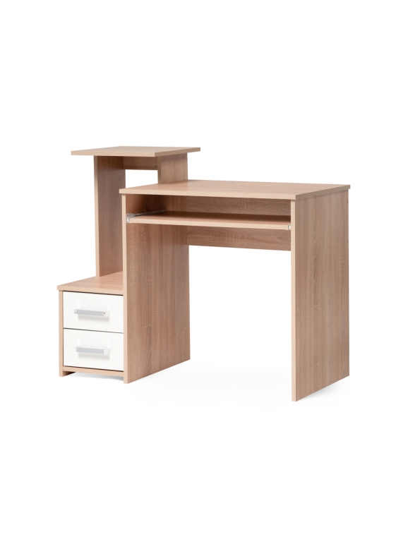 Компьютерный стол Джаз-24 99,6х49,4х86,4 левый дуб сонома