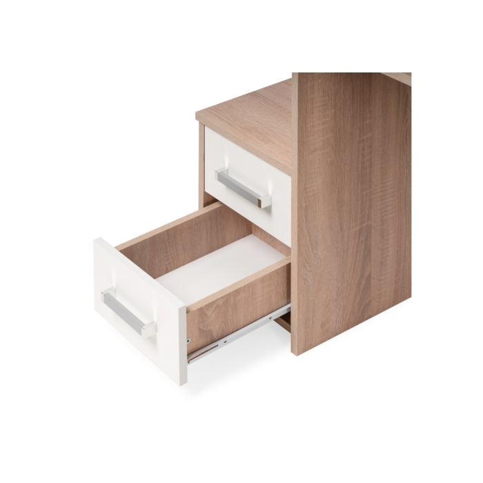 Компьютерный стол Джаз-24 99,6х49,4х86,4 левый дуб сонома