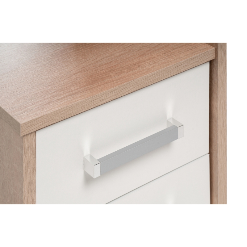 Компьютерный стол Джаз-24 99,6х49,4х86,4 левый дуб сонома