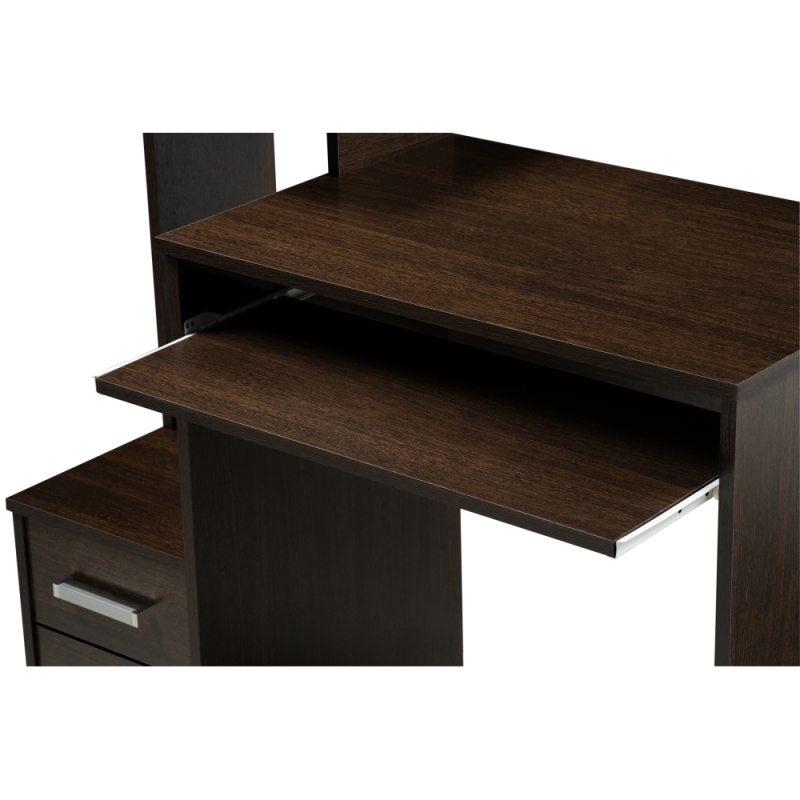 Компьютерный стол Джаз-24 99,6х49,4х86,4 левый венге