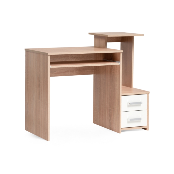 Компьютерный стол Джаз-24 99,6х49,4х86,4 правый дуб сонома