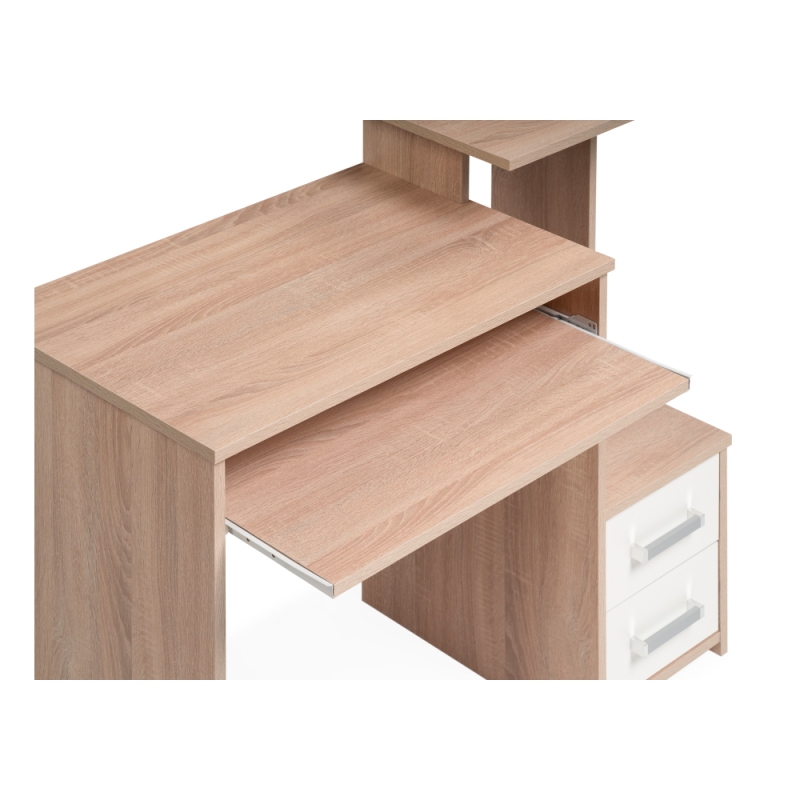 Компьютерный стол Джаз-24 99,6х49,4х86,4 правый дуб сонома