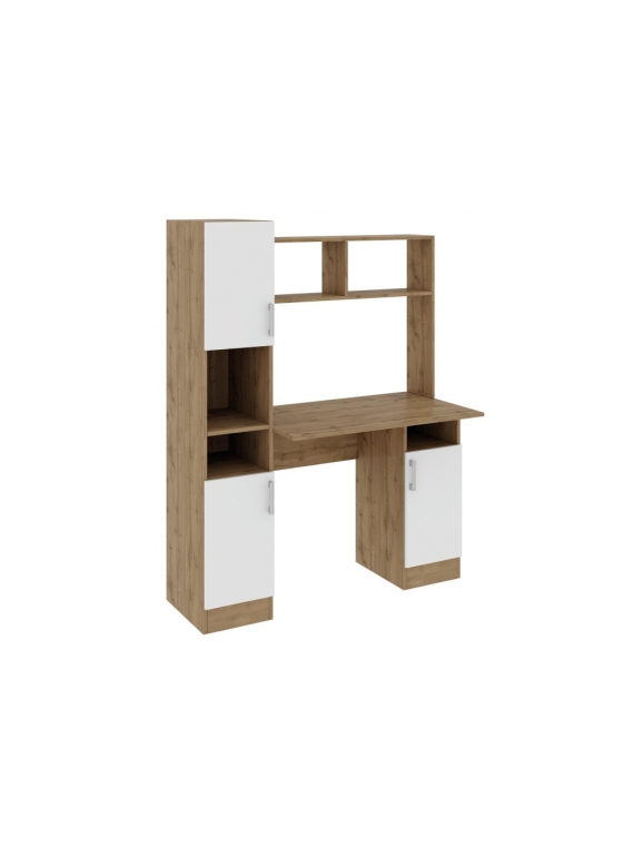 Компьютерный стол Эндо дуб вотан / белый