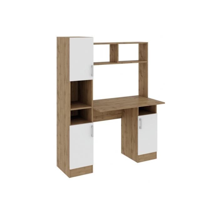 Компьютерный стол Эндо дуб вотан / белый