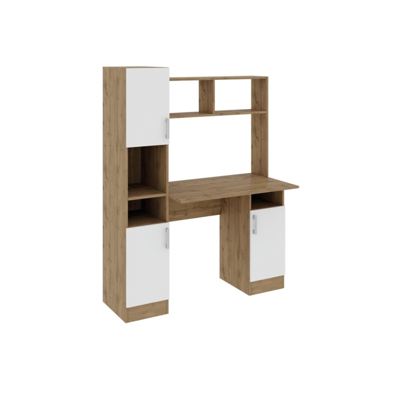 Компьютерный стол Эндо дуб вотан / белый